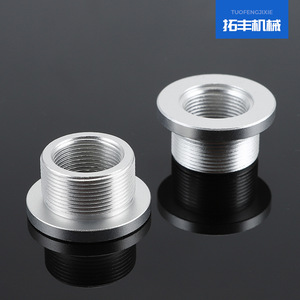 Topway Aluminum <b>Reducing</b> <b>Ring</b> Fitting M10x1.5 Female Thread CNC Machined Adaptor - Product Image 3