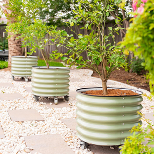 Zincato metallo ferro esterno <span class=keywords><strong>giardino</strong></span> ovale rialzato letto da <span class=keywords><strong>giardino</strong></span> fioriere vasi per <span class=keywords><strong>giardino</strong></span> esterno fioriera letto Kit - Product Image 5