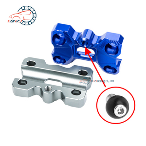 CQHZJ Nuevo Soporte de Montaje para Manillar CNC, Repuesto para <span class=keywords><strong>Honda</strong></span> PCX160 PCX150, Soporte para Manillar de Motocicleta - Product Image 1
