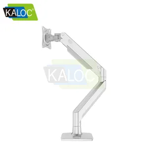 KALOC DS160 Multi schermo in alluminio Color argento Multi schermo staffa per Monitor braccio supporto singolo LCD staffa da scrivania