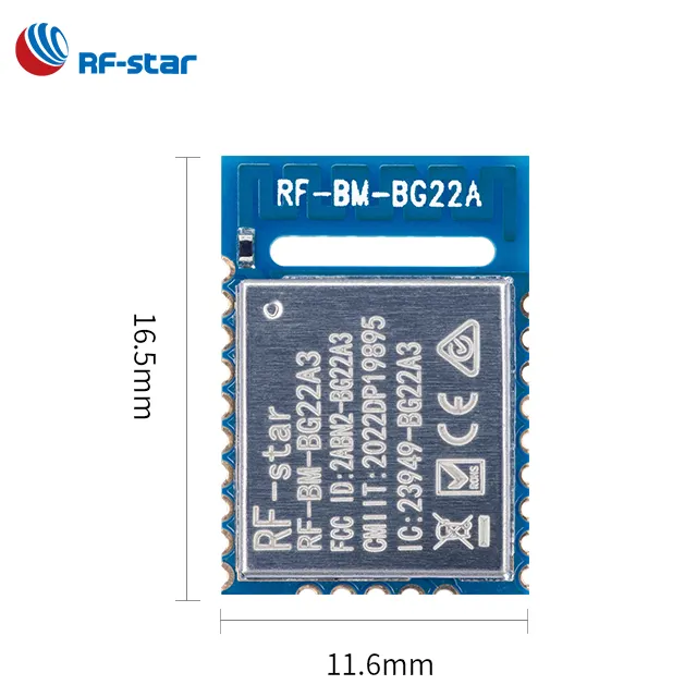 Bluetooth 5.2 Laag Vermogen En Kosteneffectieve Siliciumlaboratoria Ble Module Aoa/Aod Draadloze Module Efr32bg22 Voor Baken Tags