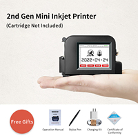 Impresora de Inyección de Tinta Digital Pequeña Aisomark MINI Cij, Nueva, Portátil, de Uso Industrial, para Imprimir Fecha de Producción, Fecha de Caducidad, Código de Producto, Número de Serie