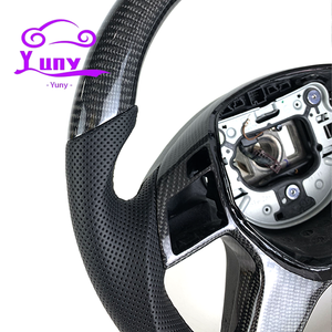 Volant de voiture personnalisé en fibre de carbone véritable pour <span class=keywords><strong>Mercedes</strong></span>-Benz AMG G63 W204 W212 G500 G350 E200 E260 E280 E300 <span class=keywords><strong>E350</strong></span> C180 GLK A45 - Product Image 4