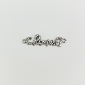 Étiquettes métalliques rectangulaires à coudre, sans nickel, personnalisables, avec caractères décoratifs, pour sacs DIY, bagages et quincaillerie - Product Image 3
