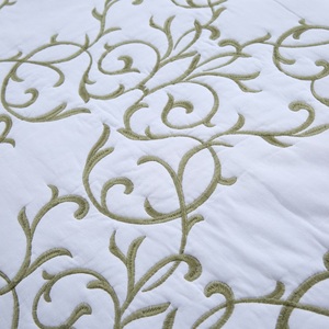 Handmade 100% cotton bedspread Quilt bộ mỹ phong cách ngủ Viện trợ Reversible hoa <span class=keywords><strong>Comforter</strong></span> lấy cảm hứng từ thiên nhiên - Product Image 4