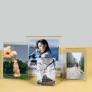 Premium Acrylic Photo Frame with Magnetic Phase Elegant and Functional for Document and Photo Display