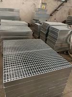 Couvercle de grille de drainage extérieur grille en acier galvanisé pour gouttière