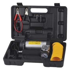 Accesorio de coche herramienta de neumático kit de reparación de neumáticos planos 150PSI compresor de aire dc12v Inflador de neumáticos bomba de aire con manómetro - Product Image 2