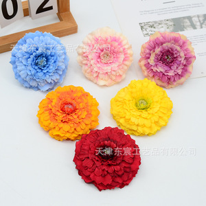 Flores de Crisantemo Artificiales Dongchen Crafts, 10 cm, Flores de Seda para Decoración de Bodas, Accesorios para Manualidades y Decoración del Hogar - Product Image 3