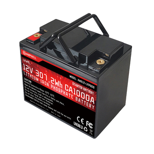 แบตเตอรี่ AMPXELL OEM ODM 3.2v เซลล์แบตเตอรี่ลิเธียม CCA600 24Ah แบตเตอรี่สตาร์ท-สต็อปสำหรับรถยนต์ AMX12-240FQ 12V แบบ Deep Cycle ชาร์จได้ - Product Image 3