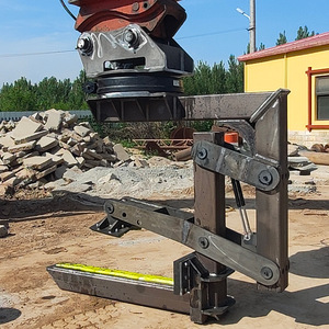 Concrete Pipe <b>Clamp</b> Attachment For Excavator Rotating Hydraulic Pipe Handler 600mm Diameter Construction Machinery Part - Product Image 3