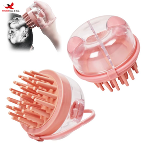 หวีซิลิโคนกันน้ำสำหรับนวดทำความสะอาดหนังศีรษะ ขนแปรงนุ่ม สำหรับสระผม ขายส่ง 3 วัน  GZ RTS  แบบคละแบบ - Product Image 1