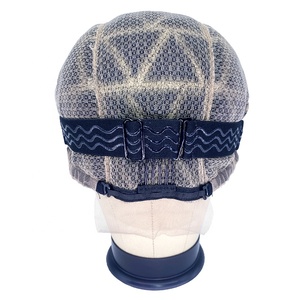 Gorra de peluca ajustable <span class=keywords><strong>para</strong></span> extensiones de <span class=keywords><strong>cabello</strong></span>, <span class=keywords><strong>el</strong></span>ástica y transpirable, con peines, venta al por mayor - Product Image 3