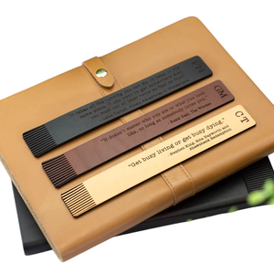 Marcadores de Páginas de Cuero PU Personalizados al por Mayor con Logotipo Personalizado, Grabado Láser, para Regalo de Lector - Product Image 2