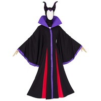 Costume de cosplay de sorcière vampire maléfique pour femmes adultes Halloween DISN-002