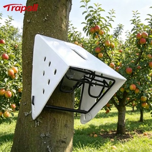 Piège à possums d'extérieur pour arbres, avec couvercle blanc, pour le contrôle des nuisibles - Product Image 1