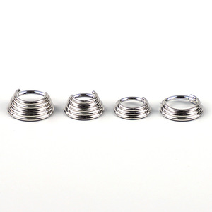 Anillo Nasal de Acero Inoxidable 316L de Cinco Capas Sin Costuras para Perforaciones de Septum y Cartílago |   Joyería Corporal Color Oro Rosa Arcoíris - Product Image 3
