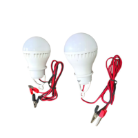 Lampe de camping LED à économie d'énergie en gros, 5W, 6500K, DC 12V, lampes LED pour la maison, ampoule LED avec câble