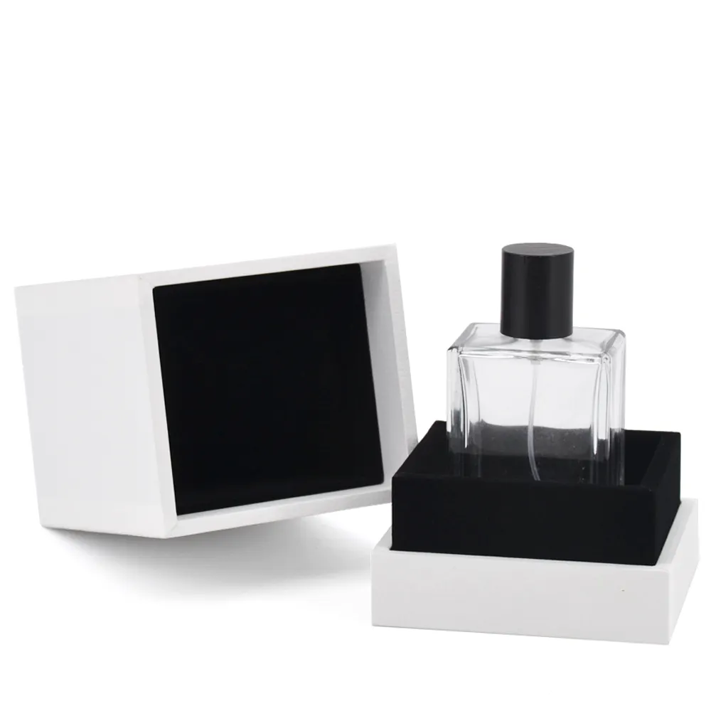 Custom cosmetic essential oil product packaging boxes cosmetic jars perfume box empty bottle gift packaging velvet perfume box