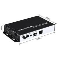 Decodificador de Video por Hardware UNISHEEN JM2650 4K H.265 RTSP RTMP UDP a HDMI CVBS con Control Remoto para Reproductor de Medios en Vivo