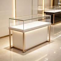 Vitrine d'exposition LED écologique avec couleurs personnalisables pour la vente au détail et les musées