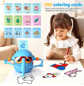 Robot de Dibujo Inteligente al por Mayor para Niños, Opciones Multicolor Rosa y Azul, Juguete Educativo Interactivo Temprano, Regalo para Niños - Product Image 6
