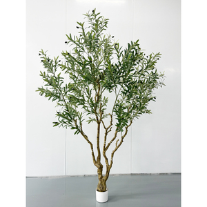 Grand <span class=keywords><strong>Olivier</strong></span> Artificiel de Luxe Fait Main 240 cm (8 pieds) en Soie, Métal, Tissu et Résine PE pour Mariages et Événements - Product Image 5