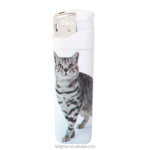 Accendino Personalizzato con Adesivo Stampato a Copertura Totale, Design <span class=keywords><strong>Gatto</strong></span> Animale Carino per Sigari ed E-Cigarette - Product Image 6