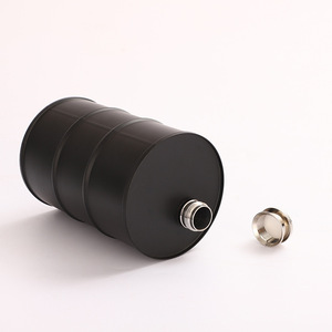 Vente en gros d'accessoires de bar Gadgets Cadeaux de <span class=keywords><strong>mariage</strong></span> pour invités Tambour à huile Whisky Hip Flask 25Oz - Product Image 5