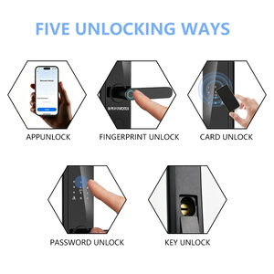 Serrure de porte intelligente numérique KROVI G07 OEM/ODM avec télécommande, stockage cloud et Wi-Fi pour la maison, l'hôtel et le bureau - Product Image 3