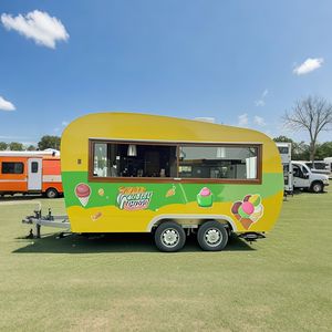 Carrito de Helados Retro Personalizado, Carrito Móvil Económico para Venta de Hot Dogs, Camión de Venta de Snacks, Kiosco de Comida Callejera - Product Image 5