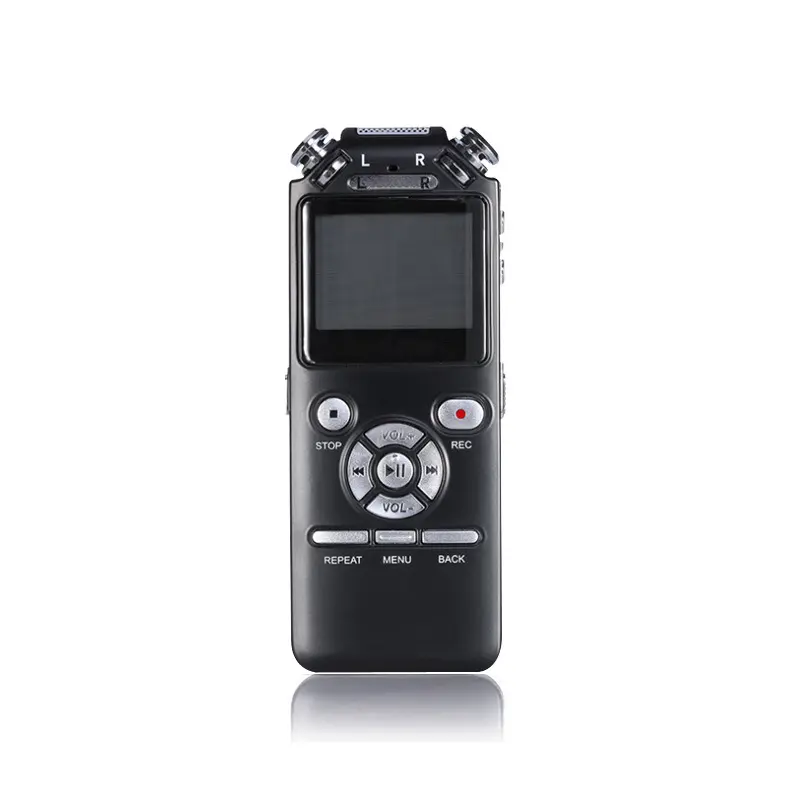 Professional audio recorder VR01 Voice Activated Digital Voice Recorder Three microphones HD Noise reduction multi-language menu