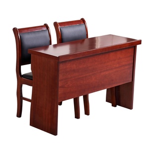 Bảng Dải gỗ dài <span class=keywords><strong>1.2m</strong></span> để đào tạo doanh nghiệp cho các hội nghị tổ chức bổ sung cho nội thất văn phòng hai người - Product Image 4
