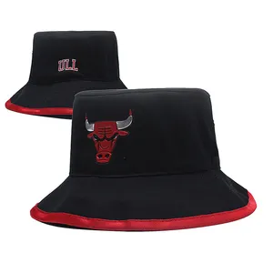 2304 logotipo personalizado esportes em massa unissex luxo simples inverno 3d bordado moda basquete homens chapéu de balde