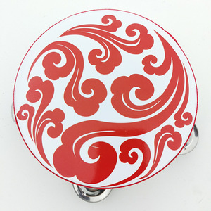 Wholesale Orff <b>Music</b> Early Education <b>Instrument</b> Wooden Singble-Row Tambourine Hand Shake Bell Rattles Toy Baby's Teaching Aids - Product Image 4