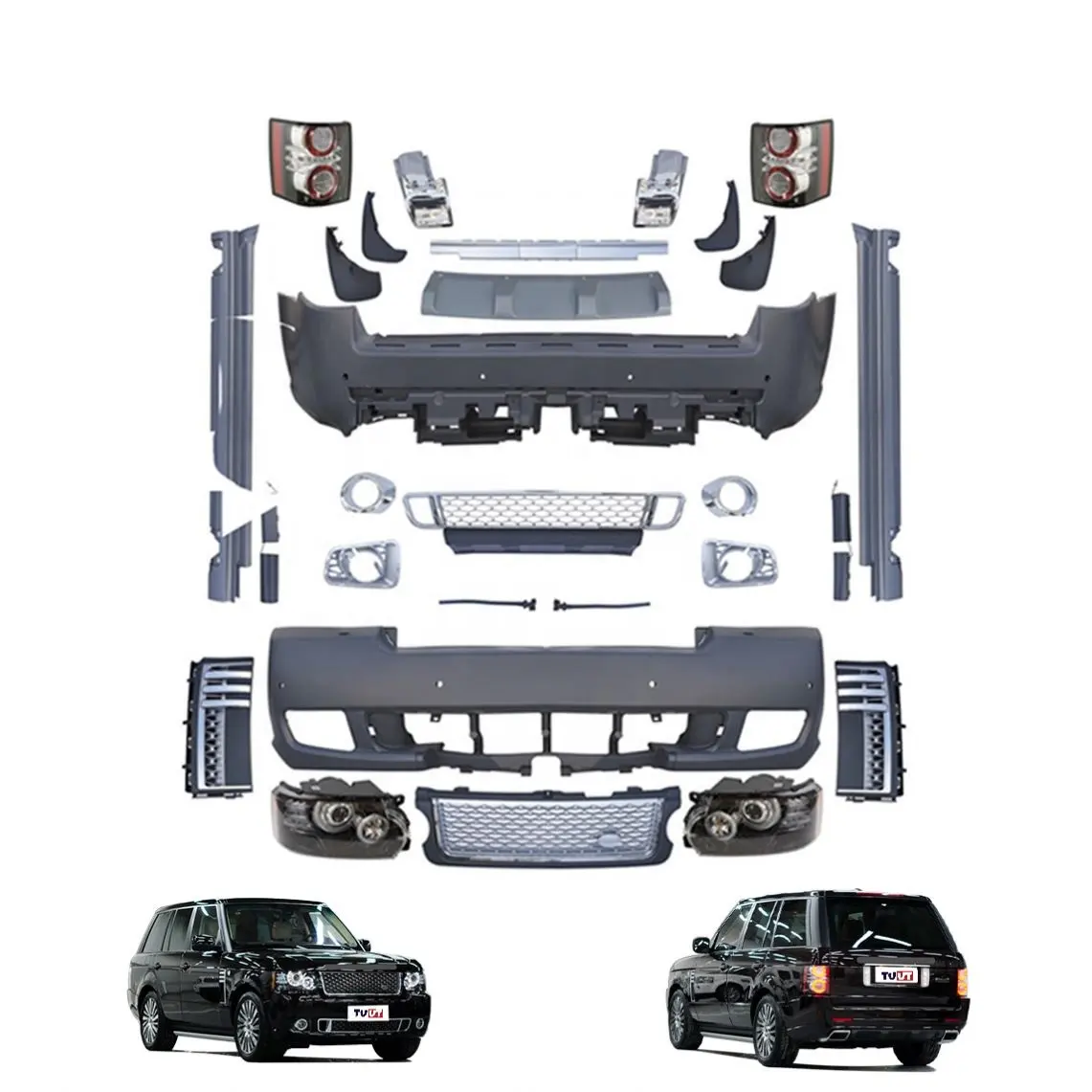 Auto Facelift body kit untuk Land Rover Range Rover 3 Vogue L322 2005 2006 2007 2008 2009 2010 2011 pembaruan ke autoology