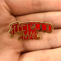 Al por mayor: Pines de solapa de metal esmaltados de la banda de rock Fleetwood Mac, broches de música clásica, insignias y accesorios de colección para fans