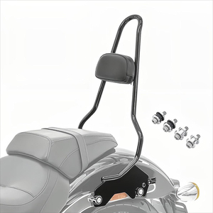Accesorios de motocicleta <span class=keywords><strong>Chopper</strong></span> alto desmontable Sissy Bar <span class=keywords><strong>respaldo</strong></span> de pasajero para Harley Softail FXFB FXFBS 2018 + - Product Image 2