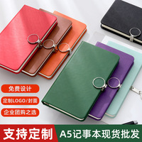 Libreta de Cuero Premium A5 Personalizable con Logotipo, Multicolor, para Regalos Corporativos al por Mayor