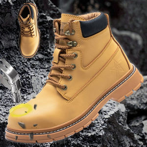 Nuevo Estilo de Zapatos de Seguridad Resistentes a Pinchazos, Unisex, con Puntera de Acero, Botas de Trabajo Ligeras Antideslizantes para Uso en Fábrica, para Todas las Estaciones - Product Image 3