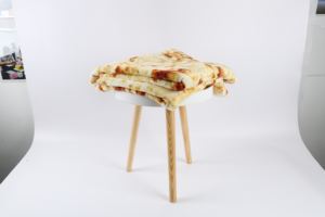 Couverture sérigraphiée osmotique thermique de forme ronde omelette de nourriture ronde Tortilla Pancake Pizza couverture taille personnalisée - Product Image 3