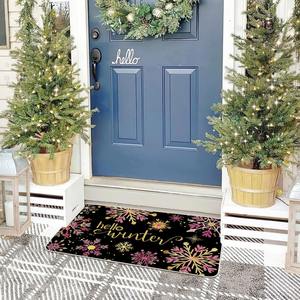 מחצלת ברכה לחג המולד עם אנטי החלקה אנטי להחליק מקורה לקישוט - Product Image 4