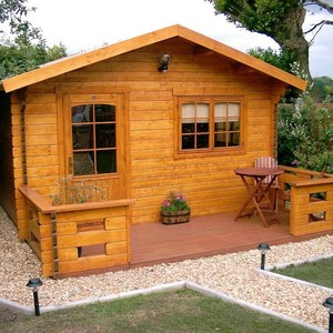 Cabane de jardin traditionnelle en bois traité sous pression pour la détente et la salle de thé - Product Image 5