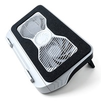 Support de refroidissement pour ordinateur portable Z40 en ABS, double ventilateur, 3 vitesses réglables, pour ordinateurs portables de 11 à 18 pouces, en stock