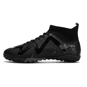 Chaussures de Football Professionnelles d'Extérieur à <span class=keywords><strong>Cheville</strong></span> Haute pour Hommes Crampons d'Entraînement Chaussures de Sport Crampons de Football pour Garçons - Product Image 3