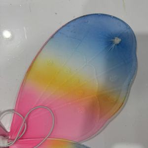 Alas de Hada Arcoíris al por Mayor, Alas de Mariposa con Brillantina para Disfraz de Ángel, para Niños, Fiestas de Cumpleaños, Disfraces, Accesorios de <span class=keywords><strong>Carnaval</strong></span> - Product Image 3