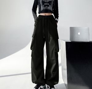 <span class=keywords><strong>กางเกง</strong></span>คาร์โก้สำหรับผู้หญิง<span class=keywords><strong>กางเกง</strong></span>เอวสูงแบบลำลองมีกระเป๋า4ช่อง - Product Image 1