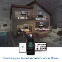 Amplificateur audio réseau Arylic A30+ avec récepteur de streaming sans fil, compatible Spotify Connect et AirPlay