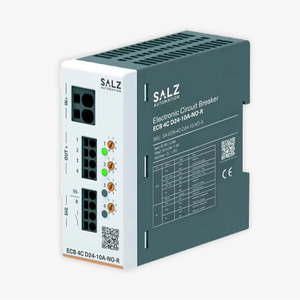 เบรกเกอร์วงจรอิเล็กทรอนิกส์ 4 ช่อง 10A 24V DC, ราง DIN, ไม่มีเอาต์พุตรีเลย์ - Product Image 1