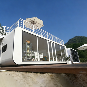 Casa Cápsula Modular Moderna Prefabricada Tipo Apple Pod con Estructura de Acero para Uso en Oficinas y Gimnasios, Instalación Rápida - Product Image 2